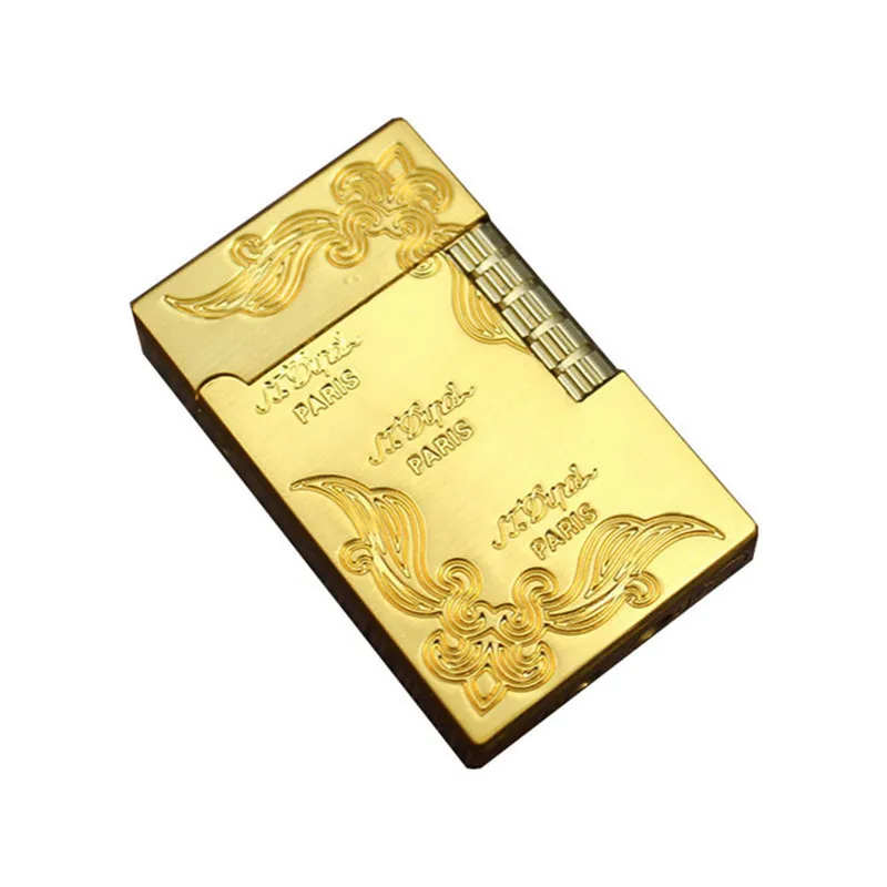 

Grinding Wheel Carving Butane Lighter Personality Creative Metal Open Flame Cigarette Lighter Men's Small Gift Cigarette Accesso