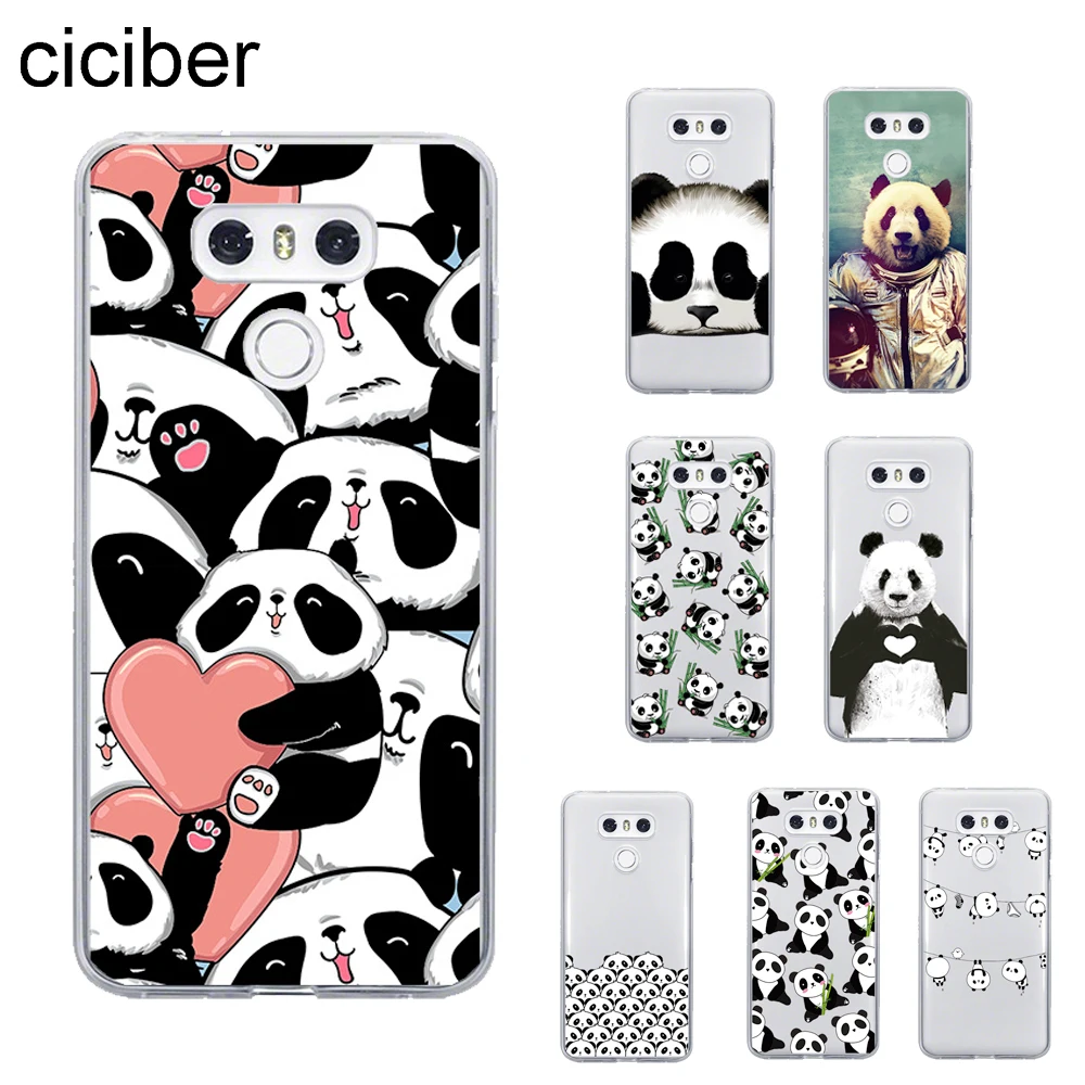 Чехол ciciber Pandas для LG G6 G7 G5 G4 V30 V35 V40 THINQ TPU K10 K8 K7 K4 2017 2018 K9 K11 Plus мягкий чехол телефона