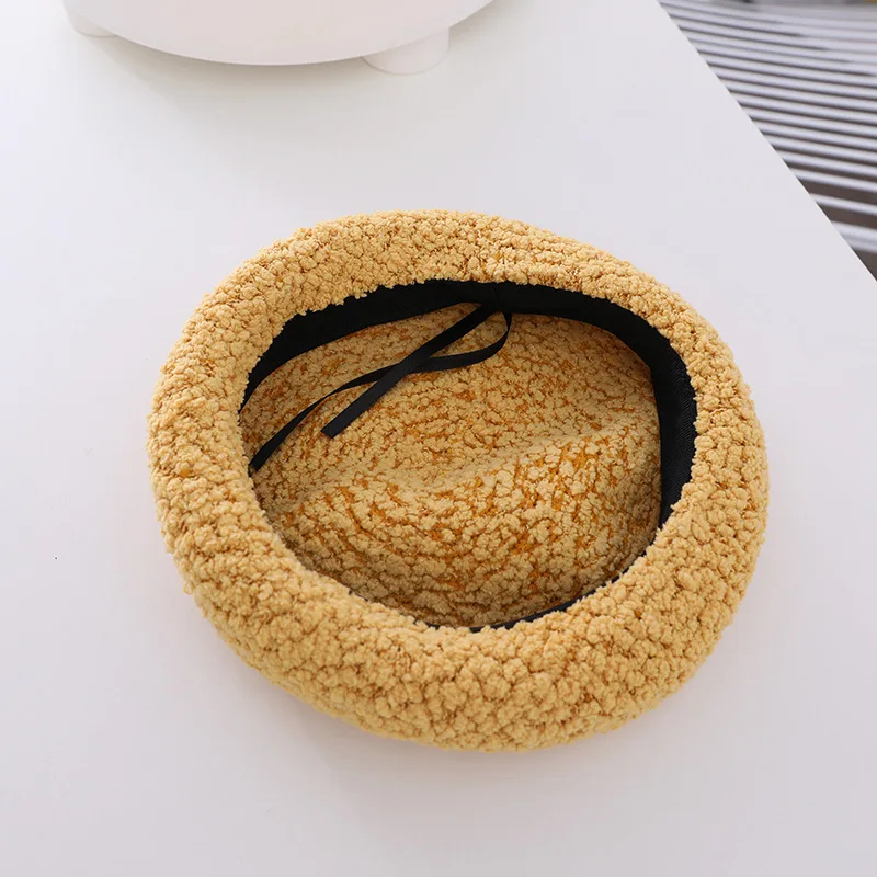 

New Fashion Girls Princess Hat Casual Kids Cotton Caps Berets Lovely Bear Ears Beanies Hats Autumn Winter Girls Warm Painter Hat