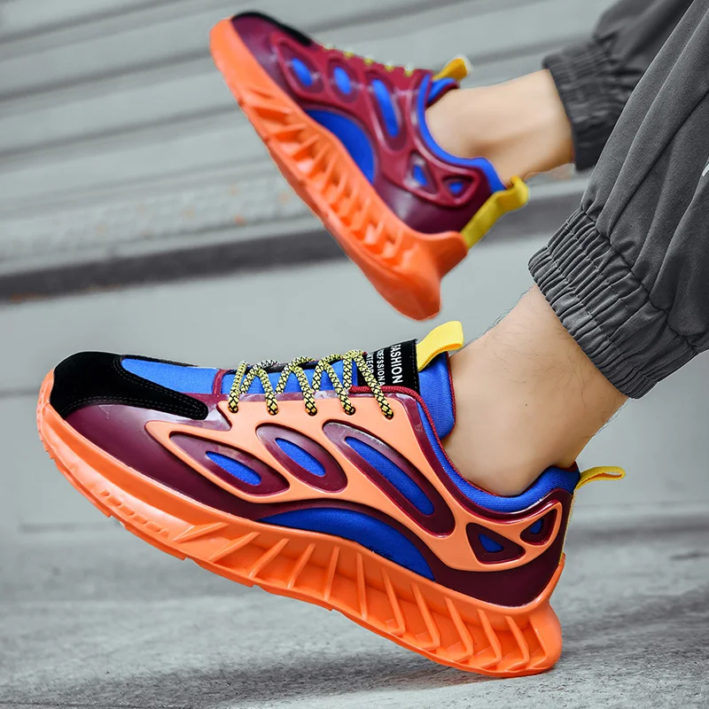 Кроссовки PARZIVAL Мужские дышащие Повседневная Удобная обувь для бега весна |