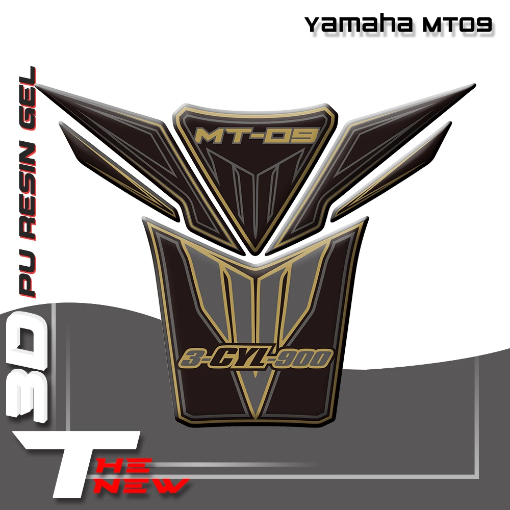 Мотоцикл 3D эмблема Танк Pad Защита Наклейка Protector для Yamaha MT09 2013 2014 2015 MT-09 |
