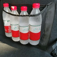 car auto truck seat back elastic string storage velcro net bag portable double mesh organizer 25cm405060cm