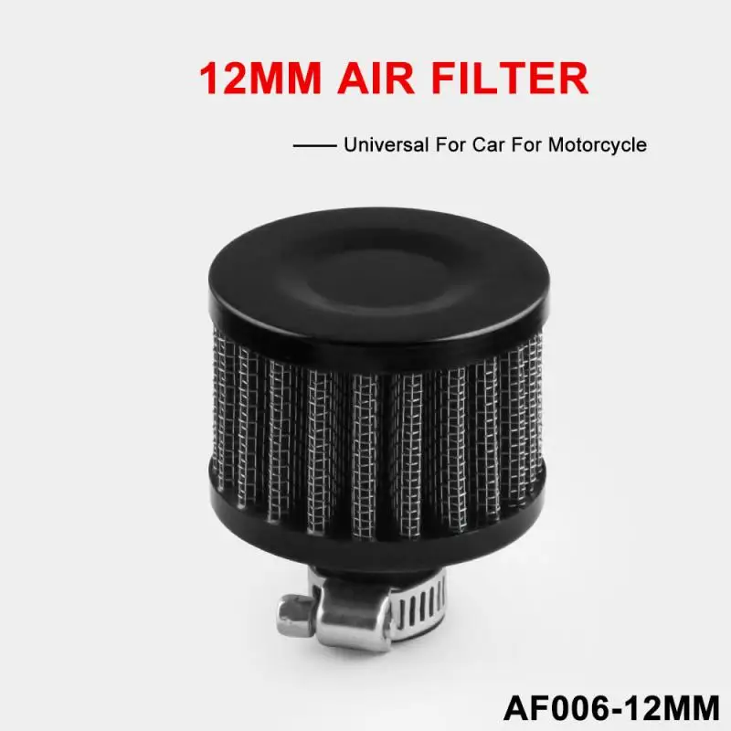 

Universal 12mm Car mushroom styleAir Filter for Motorcycle Cold Air Intake High Flow Crankcase Vent Cover Mini Breather Filters