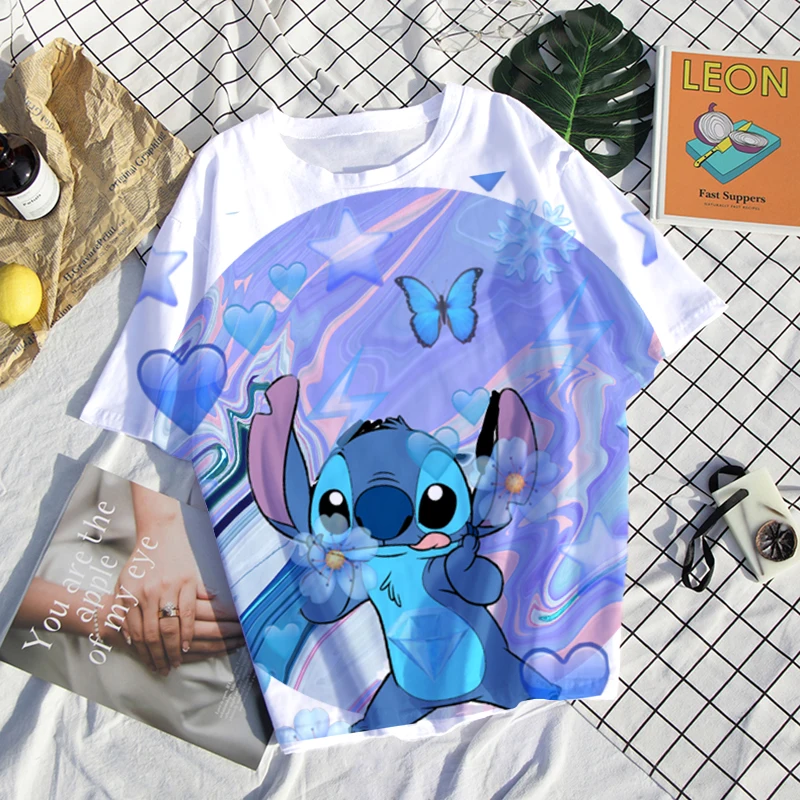 Женская летняя футболка с коротким рукавом в стиле Харадзюку |