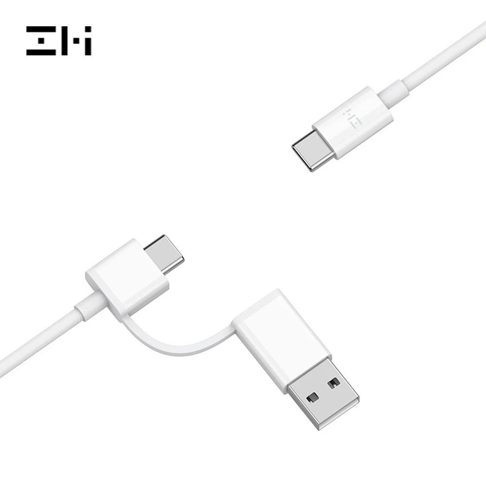 ZMI AL311 USB C для USB-C/USB-A Дата кабель 2 в 1 PD 、 QC Быстрая зарядка 3A Высокая токовая
