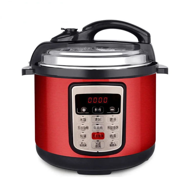 4L/5L/6L Multifunctional Programmable Pressure slow cooking pot non-stick Rice Cooker Stainless Steel Electric  Бытовая
