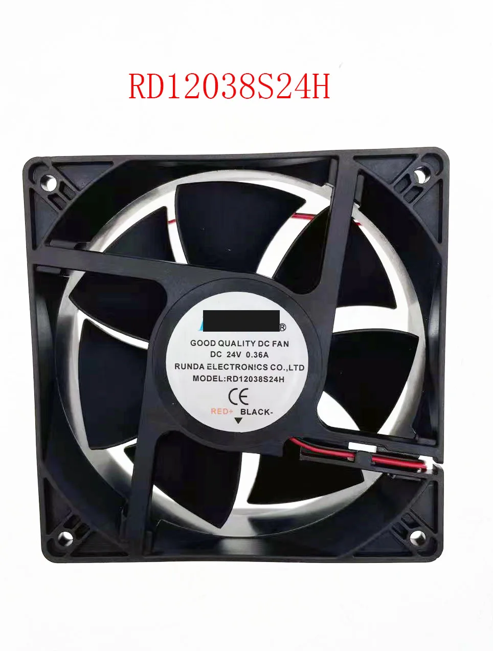 Для Emacro для рунда RD12038S24H DC 24V 0.36A 120x120x38 мм 2 провод Сервер вентилятор