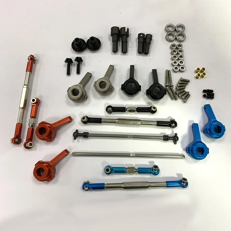 Модернизированная металлическая мостовая ось шестерни для WPL C14 C24 B14 B24 B16 B36