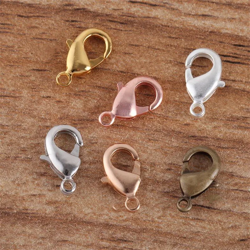 Застежки карабины для браслетов и ожерелий 10 21 мм 1 упаковка|Ювелирная фурнитура