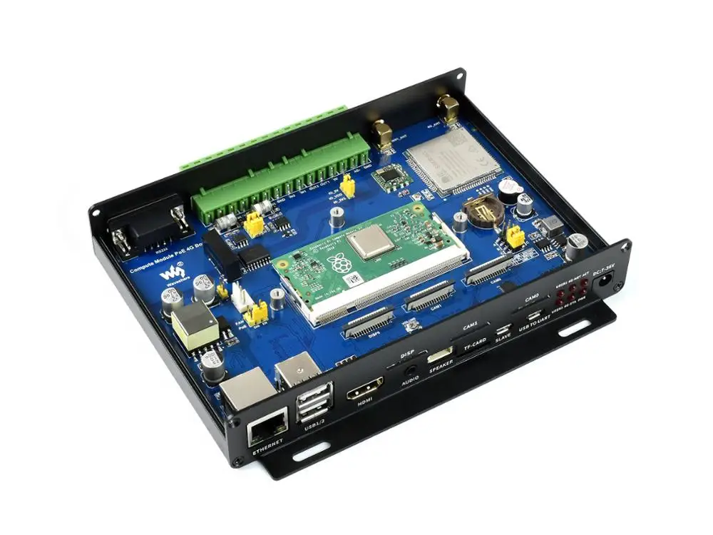Preise Industrielle IoT Mini-computer Add-ons, 4G / PoE Eigenschaften, Basierend Auf Raspberry Pi Rechen Modul CM3 / CM3 + Serie