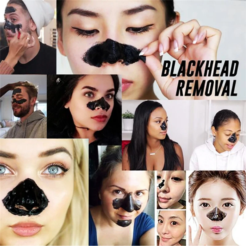 

Dead Sea Mud Blackhead Remove Facial Masks Deep Cleansing Purifying Peel Off Black Bamboo Charcoal Face Masks