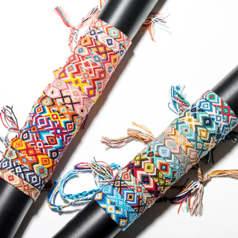 ABL036 33 цвета 15 мм ширина Непал красочные ручной работы хлопок геометрический