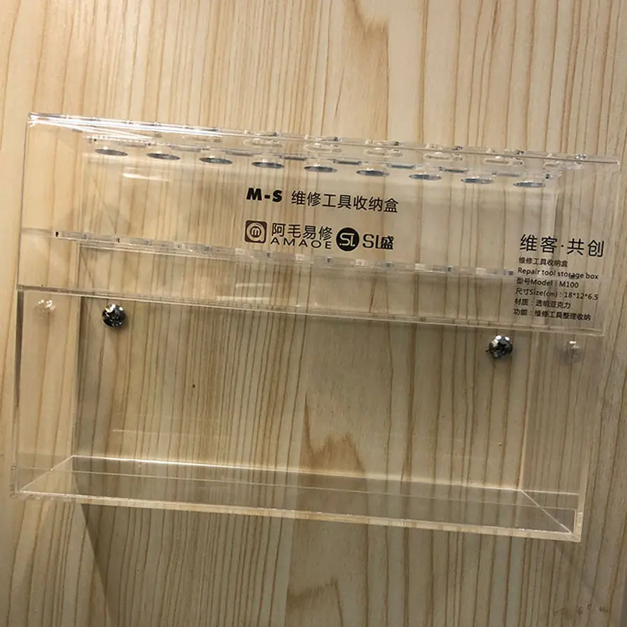 

Plastic Storage Box Mobile Phone Computer Repair Tool Storage Box Screwdriver Carving Knife Solder Paste Sorting Storage Box