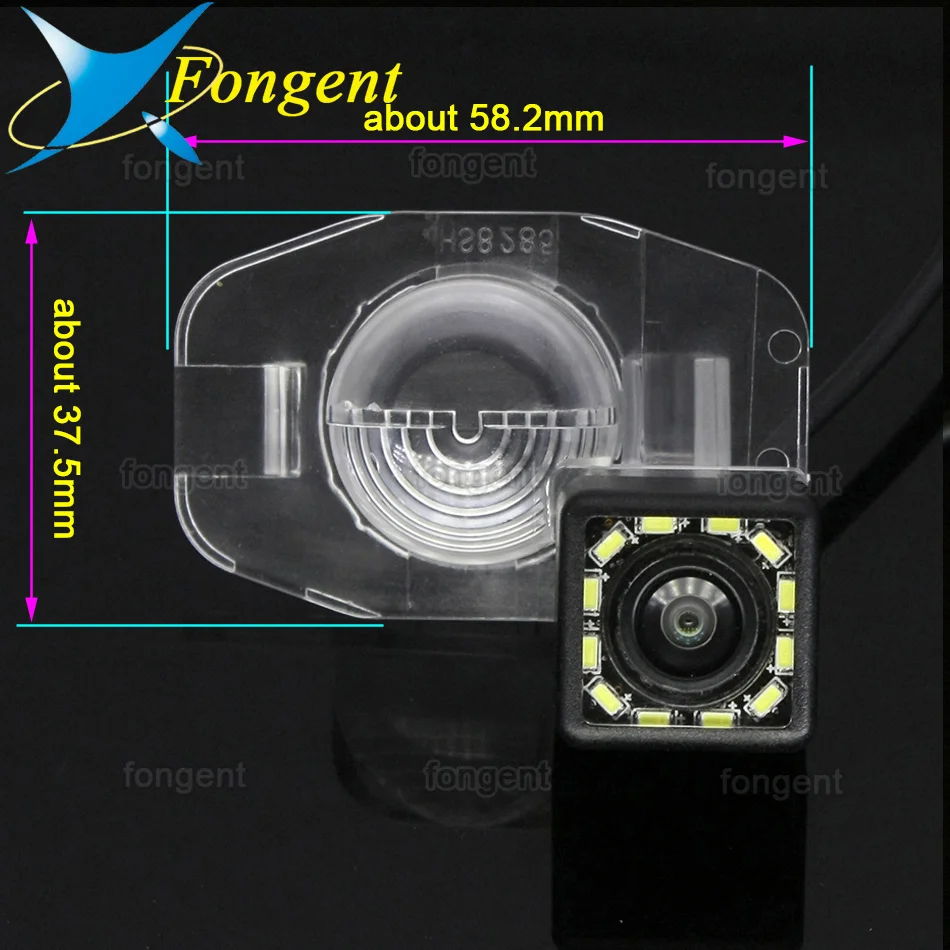 For Toyota Corolla 2007-2013 Car CCD 4 LED Night Vision Reverse Backup Parking Assistance Waterproof Reversing Rear View Camera |