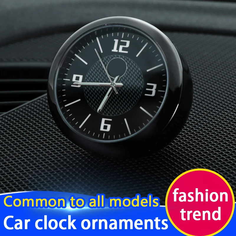 

Universal car clock decoration, portable mini instrument panel decoration interior, 1 piece, metal decoration