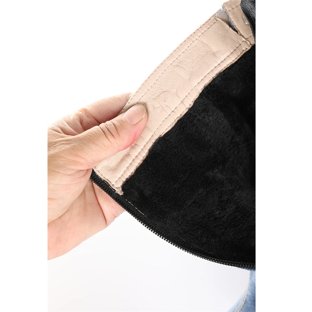 

KARINLUNA Brand New Denim Thigh High Boots Ladies High Heels Pointed Toe Shoes Woman Casual Party Sexy Over The Knee Boots Women