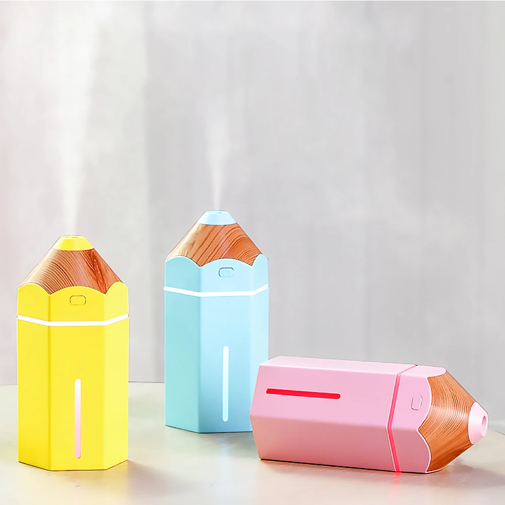 Карандаш увлажнитель желтый 230 мл Офис USB мини прохладный туман Светодиодный