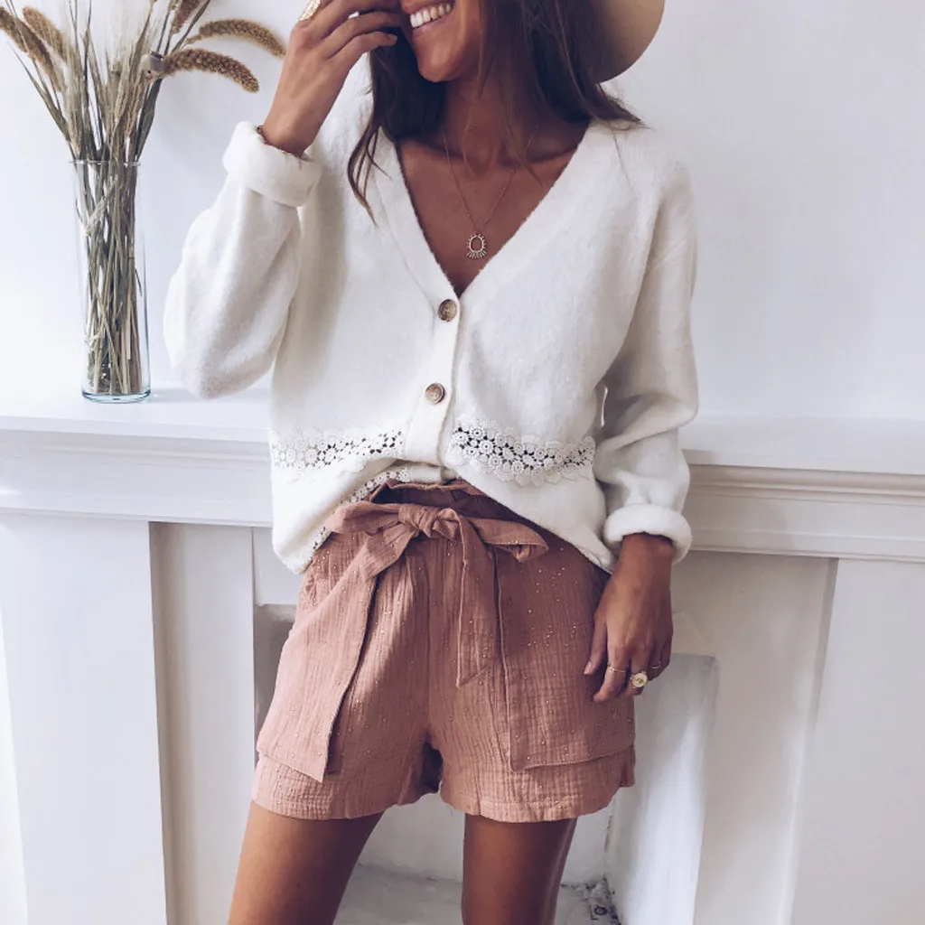 

Autumn Winterfemale knit cardigan sweater coat short female a little shawl knittedKnitted Female Cardigan Pull Femme