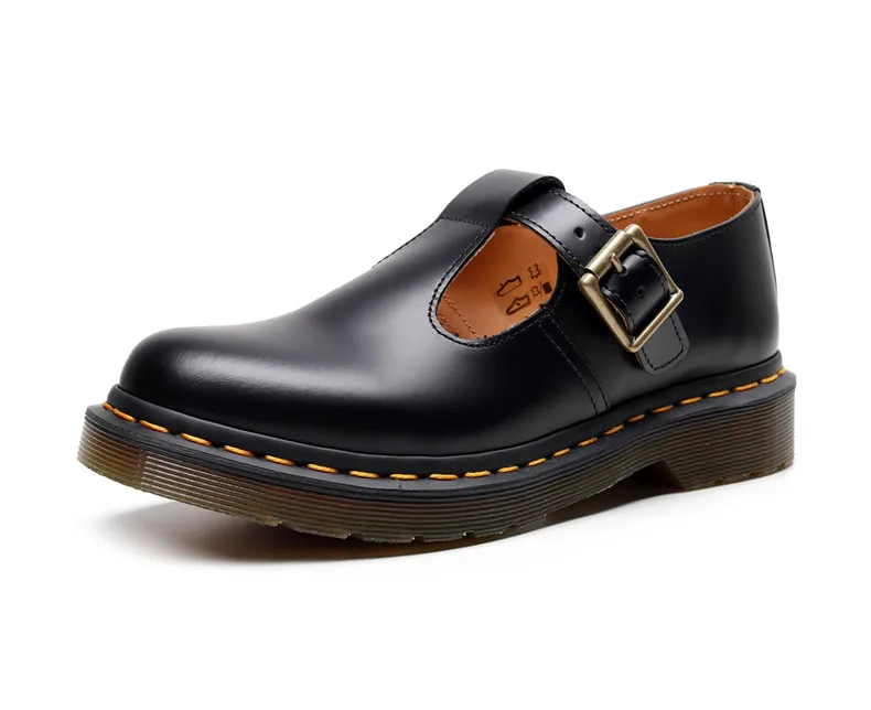 

Fashion Women's Mary Jane Shoes Leather Low Top Martin Shoes for Women 1950s Shoes Leisure High Quality Women's Shoes Zapatos
