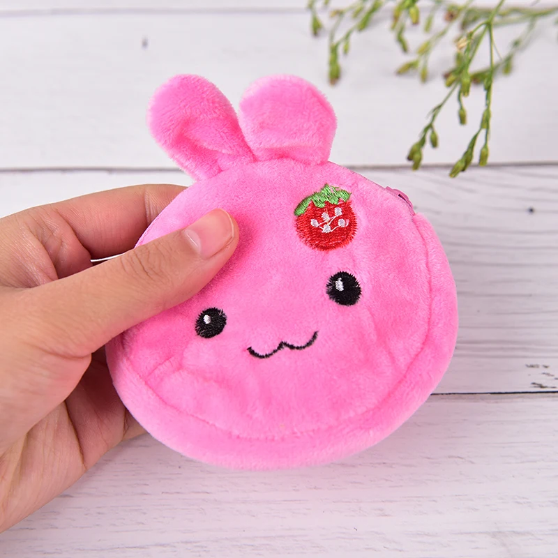 Мультяшные Кошельки для монет Детский кошелек плюшевые монеты сумка