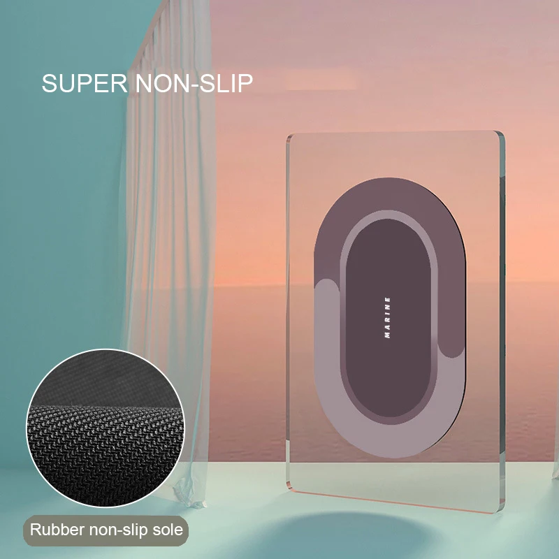 Нескользящий коврик для ванной в скандинавском стиле натуральный диатомит