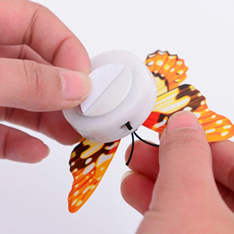 

Colorful Luminous Butterfly LED Night Light Wedding Decorative Lamp Stickers Children Small Gifts TOYS game Battery Operated