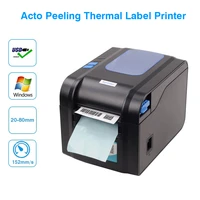 xp 370b thermal label barcode printer 20mm 80mm adhesive sticker date price usb bluetooth port use in supermaket for windows