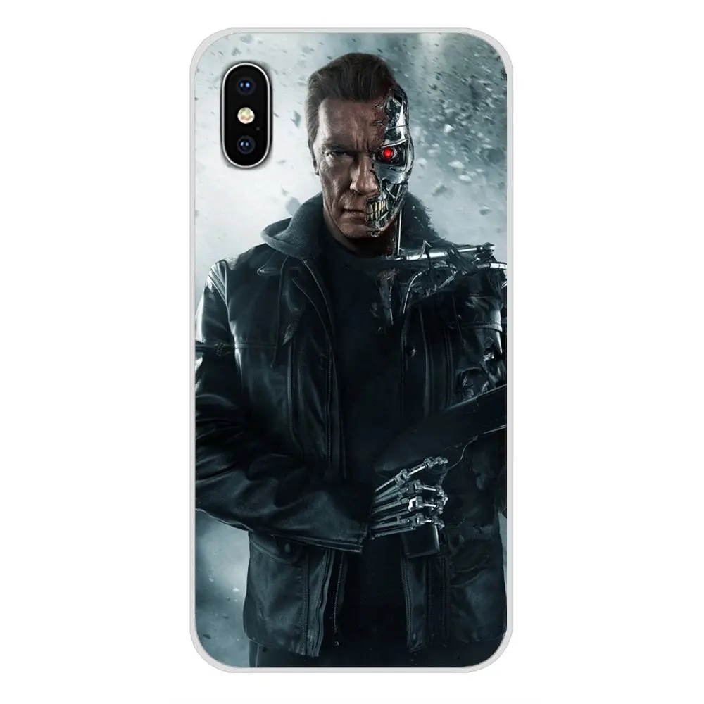 Silicone Phone Shell Cases For Xiaomi Mi4 Mi5 Mi5S Mi6 Mi A1 A2 5X 6X 8 9 Lite SE Pro Max Mix 2 3 2S Fashoin Movie Terminator | Мобильные