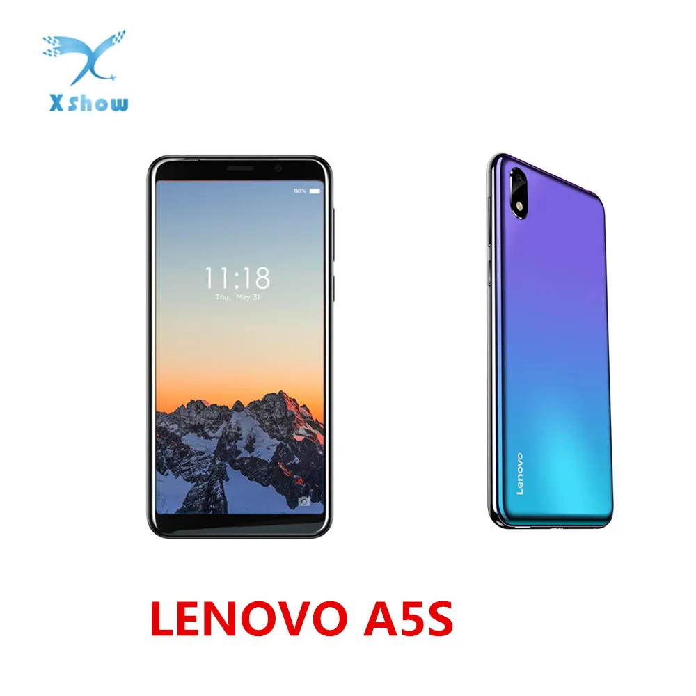 Глобальная версия lenovo A5s 5,45 дюймов HD 18:9 экран 2 Гб 16 Гб MT6761 13 МП камера смартфон 3000 мАч разблокировка лица телефон