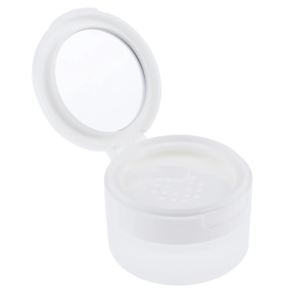 Портативный пустой порошковый чехол для лица косметическая банка макияжа