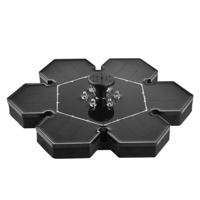 Светодиодный 2 4 наземная Солнечная насос фонтана Водонепроницаемый Панели