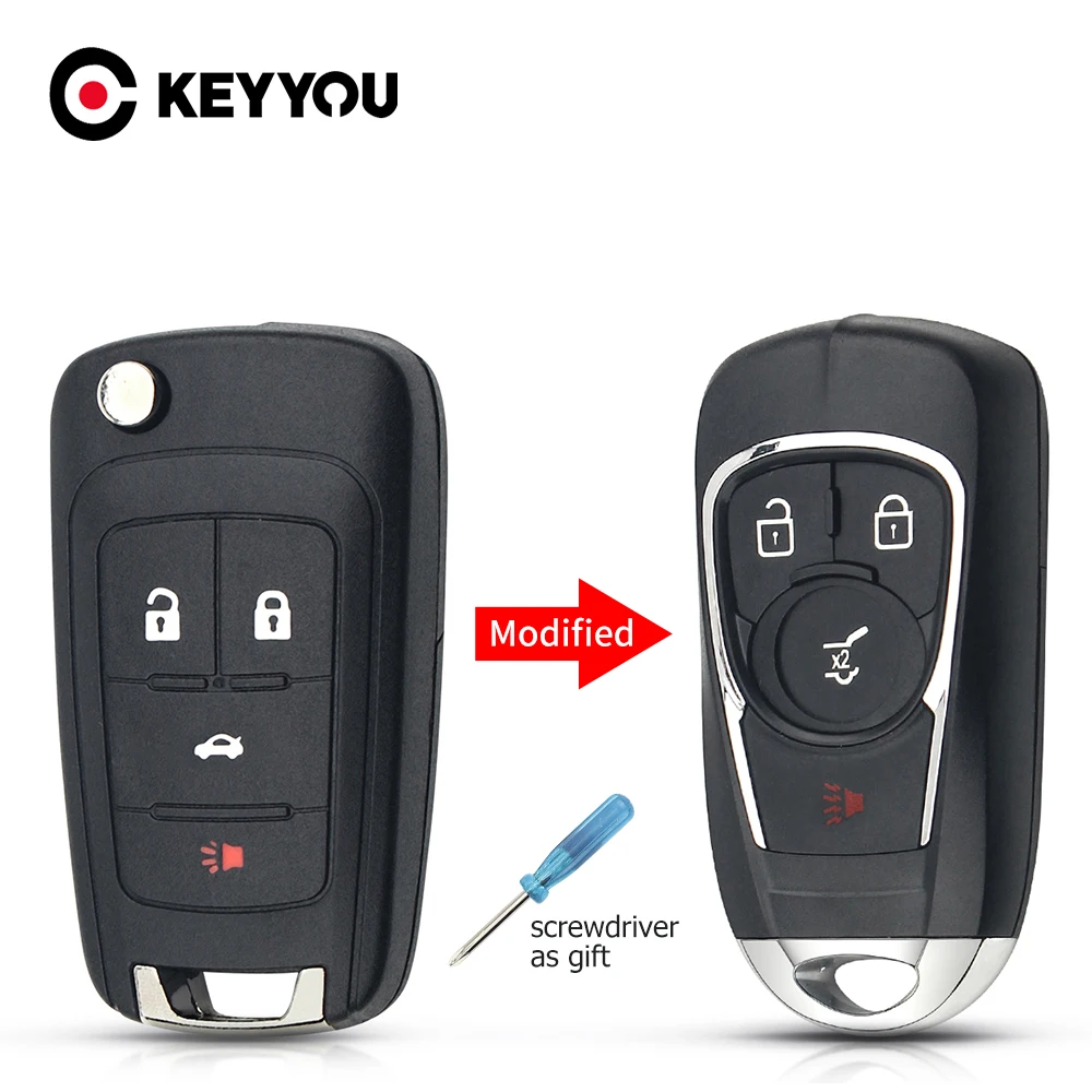 Замена KEYYOU для Chevrolet Cruze Opel Insignia Astra J Zafira Автомобильный флип модифицированный
