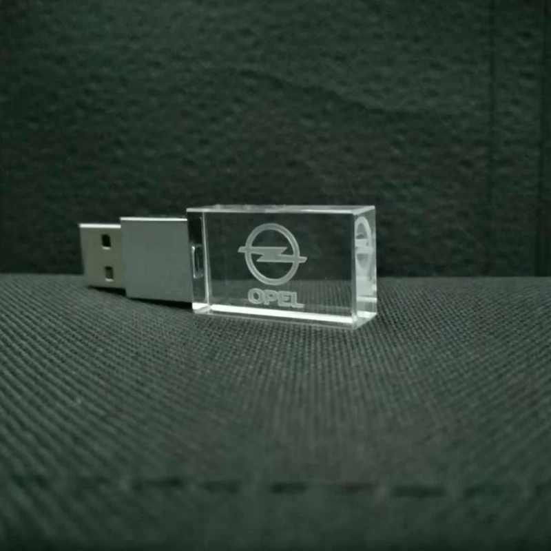 Usb2.0 металлическими элементами и стразами ключ для автомобиля Opel Модель USB