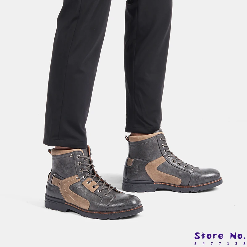 

Size 8-12 boots men fashion comfortable 2020 brand walking boots for men #AL609C2