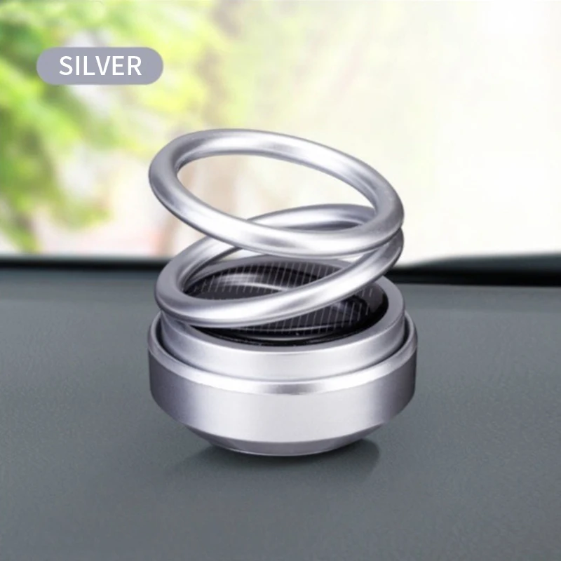 Автомобильный очиститель воздуха духи на солнечной батарее двойное кольцо