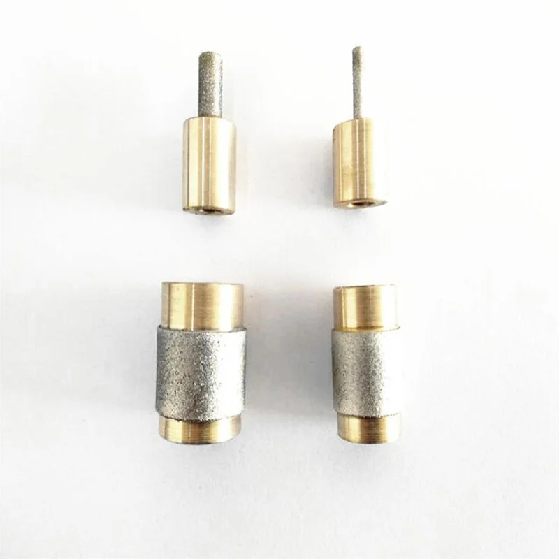 

1'' 1/4'' 3/4" 1/8'' MCB01 MGB34 MCB18 MGB14 Brass Core Standard Grit Stained Glass Grinder Bit HeadFor Glass Stone