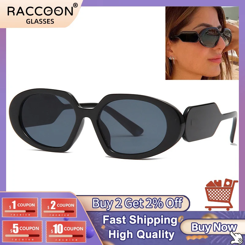 

2022 Fashion Modern Small Frame Oval Sunglasses Women Luxury Brand Designer Ladies Tide Sun Glasses Men Acetate Eyewear Uv400