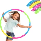 Дропшиппинг 789 детали съемные пластиковые детские спортивные обручи Сращивание талии упражнения обруч гимнастика Hu игрушка фитнес оборудование La