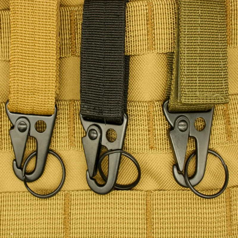 

Карабин, высокопрочный нейлоновый брелок для ключей, фотоподвесная система, аксессуары для кемпинга и пешего туризма, 1 шт.