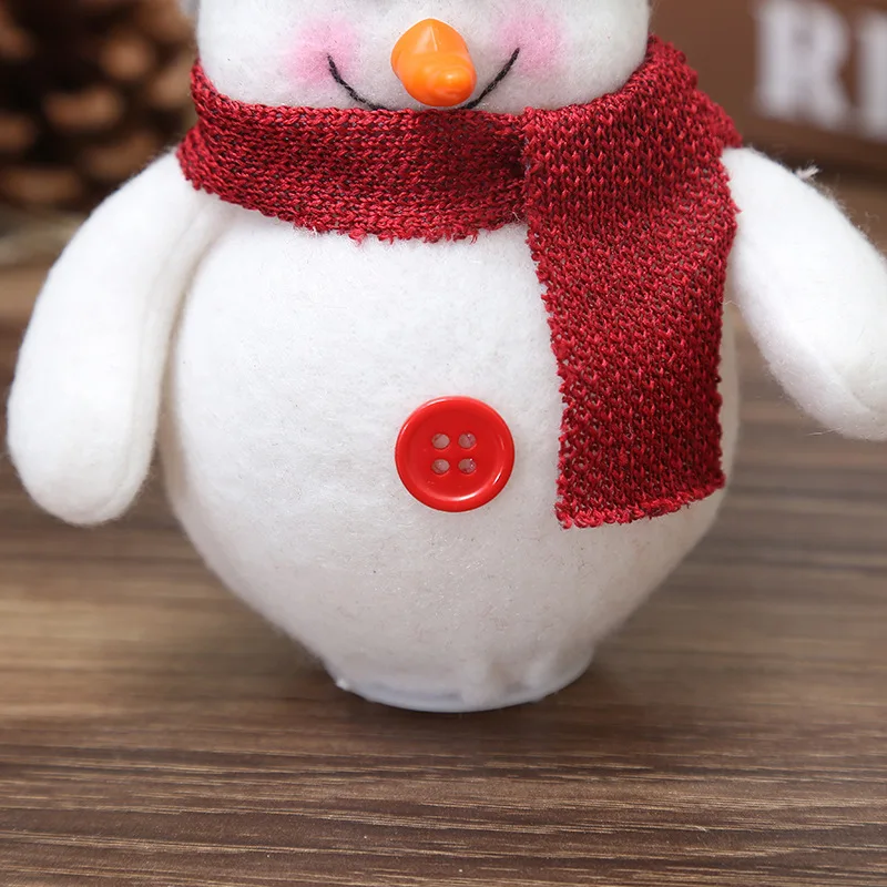 Милый Рождественский Санта-Клаус снеговик лось огни украшения для