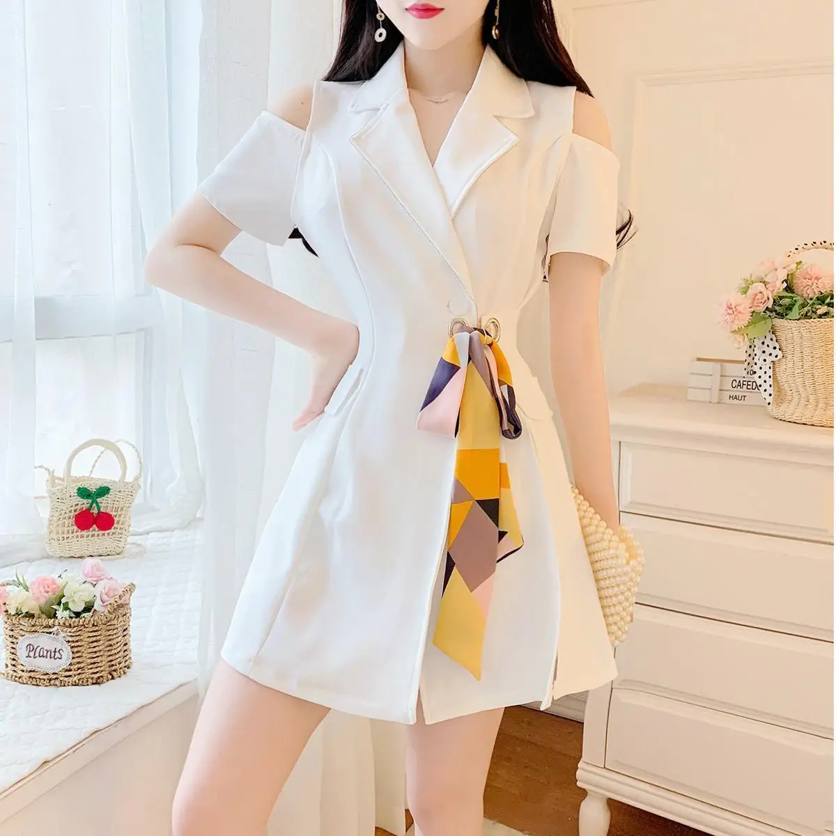 

Suit Dress Summer 2021 New Fashion Professional Slim Slimming Net Red Age Reduction Suit