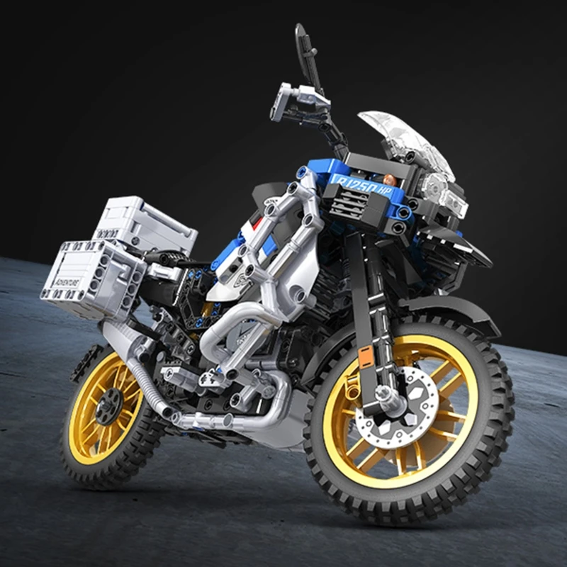 

50LE Adventure Motorcycle Assembly Parts Kit, Creative Building Motorbikes Particles for Kids and Autocycle Lovers