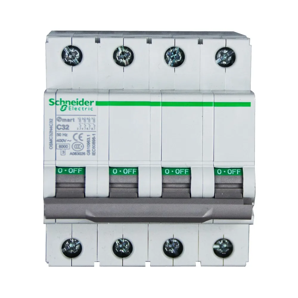 

Original Export Type C 4P 1A 6A Thermal Magnetic Miniature Circuit Breaker Electrical Air Switch 400VAC 50HZ 6KA Mini GB10963.1