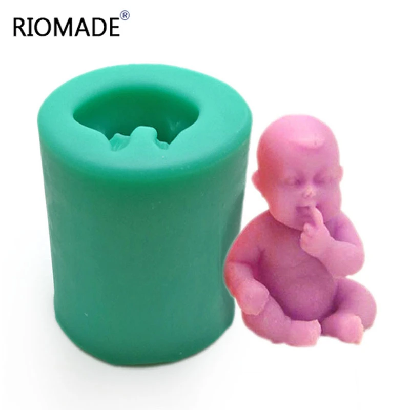 3D Детский Стиль помадка для украшения тортов инструменты свечи формы на День
