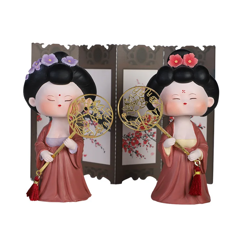 

Chinese style palace girl decoration retro decoration girl birthday gift car decoration decoration doll children toy
