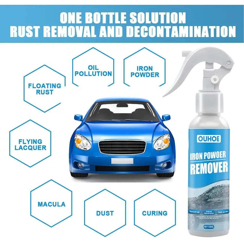 

100ML Car Wheels Rust Remover Screw Nut Metal Anti-rust Liquid Anti-oxidation/corrosion Anti-fogging Automobile Spray Cleaner