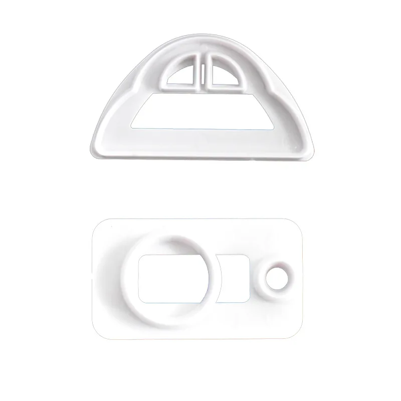 2 шт. 3D без рамки с изображением маленькой машины Форма Пластик Fondant (сахарная)