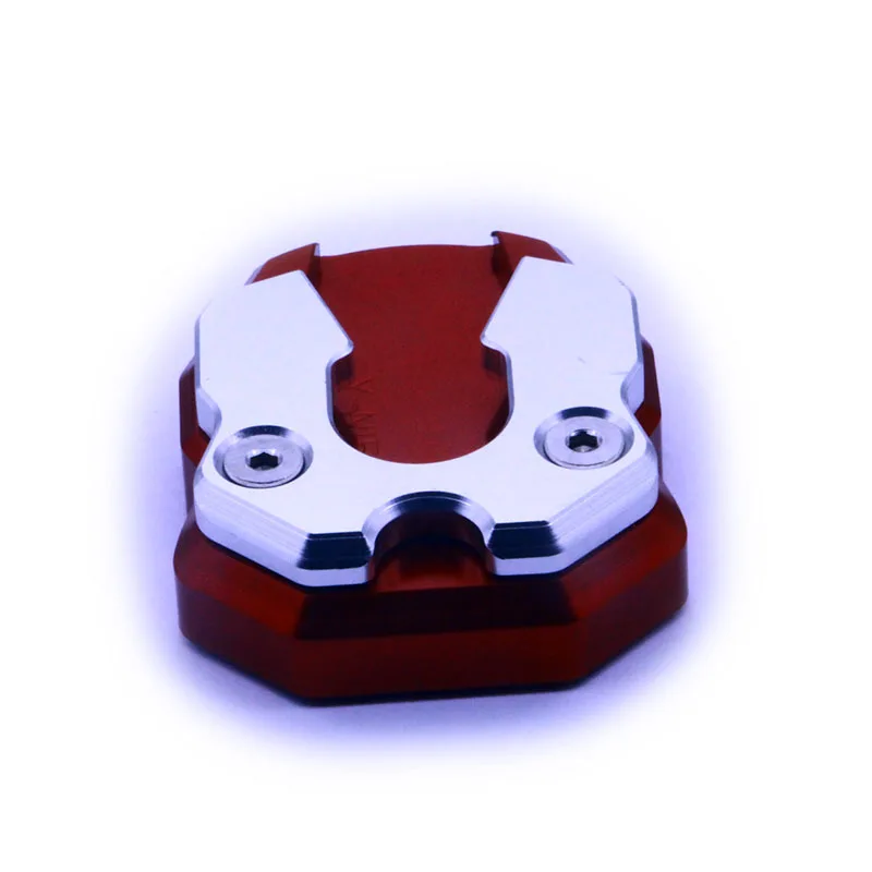 

Aluminum Motorcycle Kickstand Side Stand Plate Pad Support Enlarge Extension For YAMAHA NMAX155 Screwdriver included