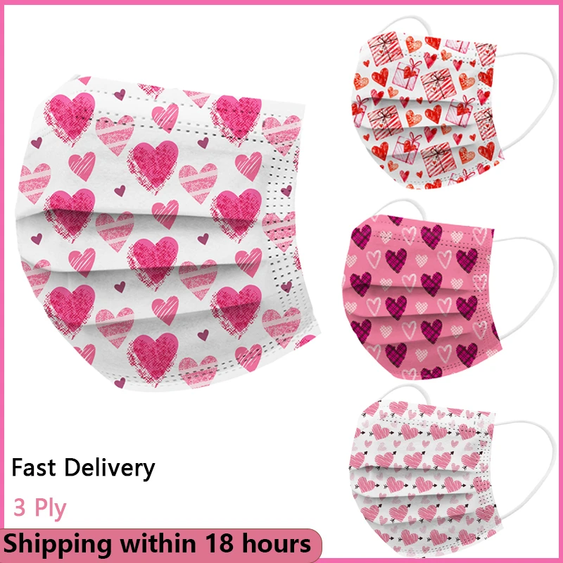 10 50 шт в наборе для взрослых милый одноразовые медицинские маски 3 слоя красочные