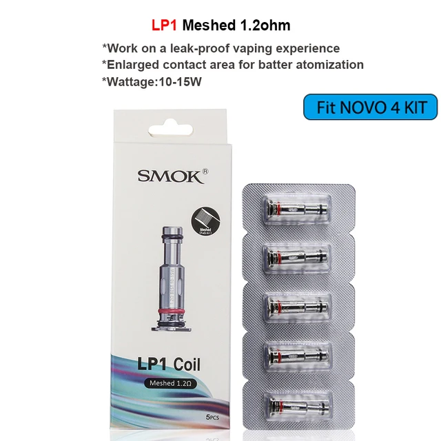 Оригинальный SMOK LP 1 2 катушки головки LP1 сетчатые сердечники для картриджа NOVO 4